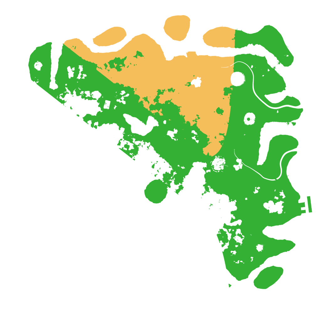Biome Rust Map: Procedural Map, Size: 4000, Seed: 1276767792