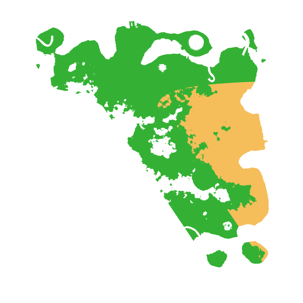 Biome Rust Map: Procedural Map, Size: 3500, Seed: 70080375