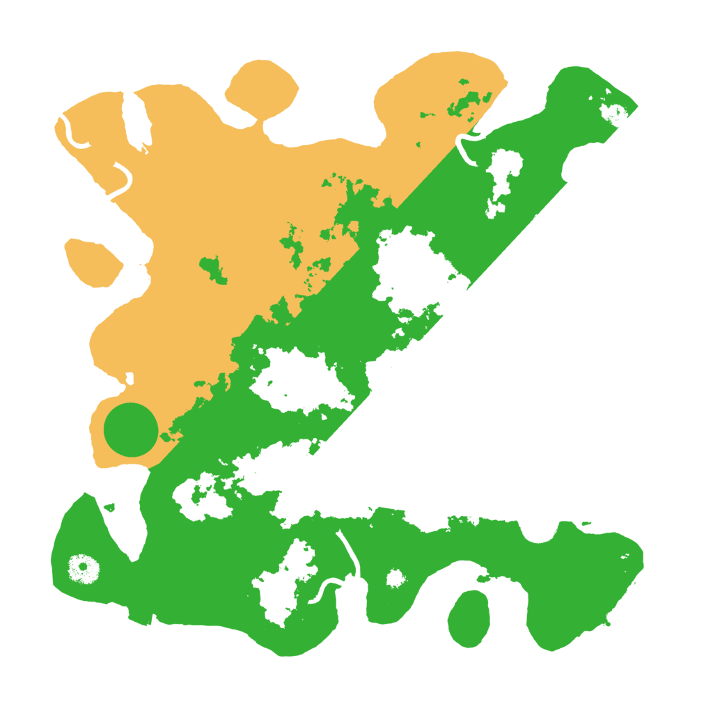 Biome Rust Map: Procedural Map, Size: 3500, Seed: 1357805206