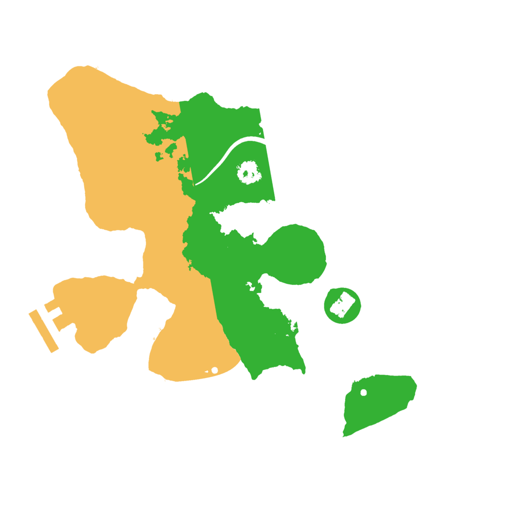 Biome Rust Map: Procedural Map, Size: 2300, Seed: 1525184925