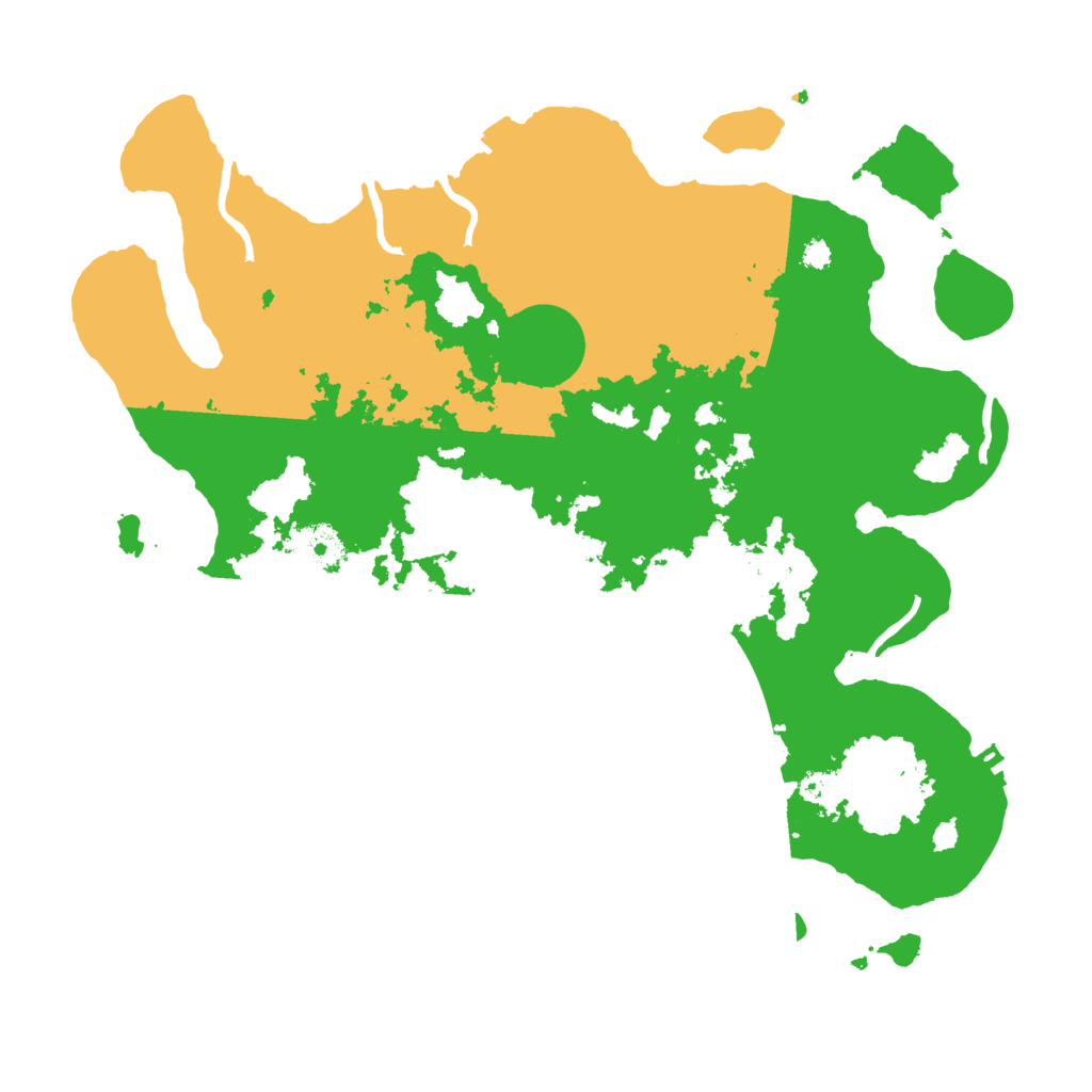 Biome Rust Map: Procedural Map, Size: 3500, Seed: 1450458200