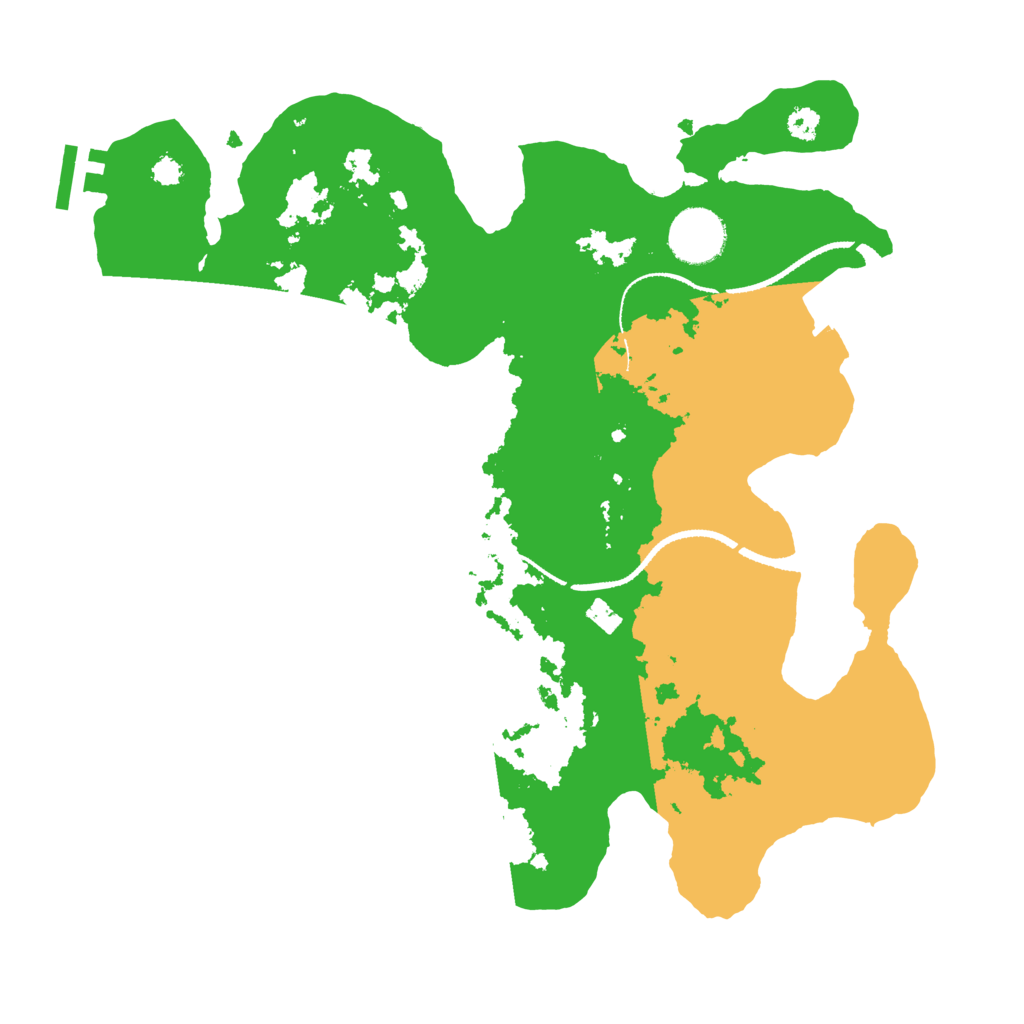 Biome Rust Map: Procedural Map, Size: 3200, Seed: 37830065