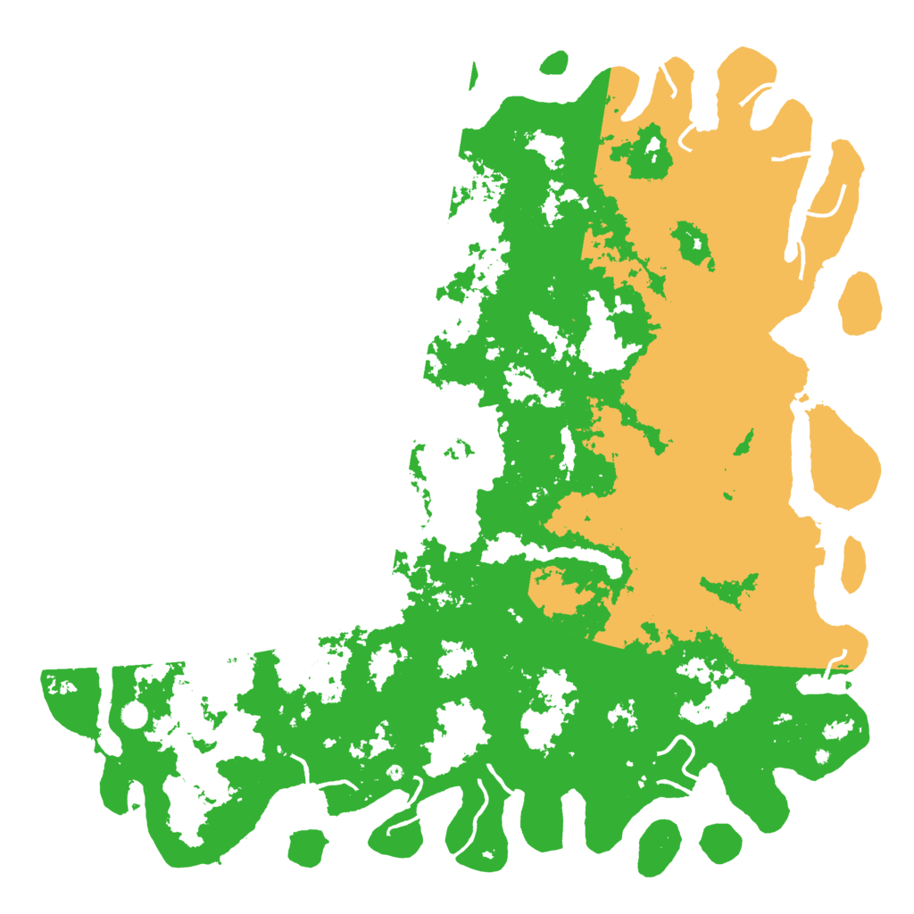 Biome Rust Map: Procedural Map, Size: 6000, Seed: 5567