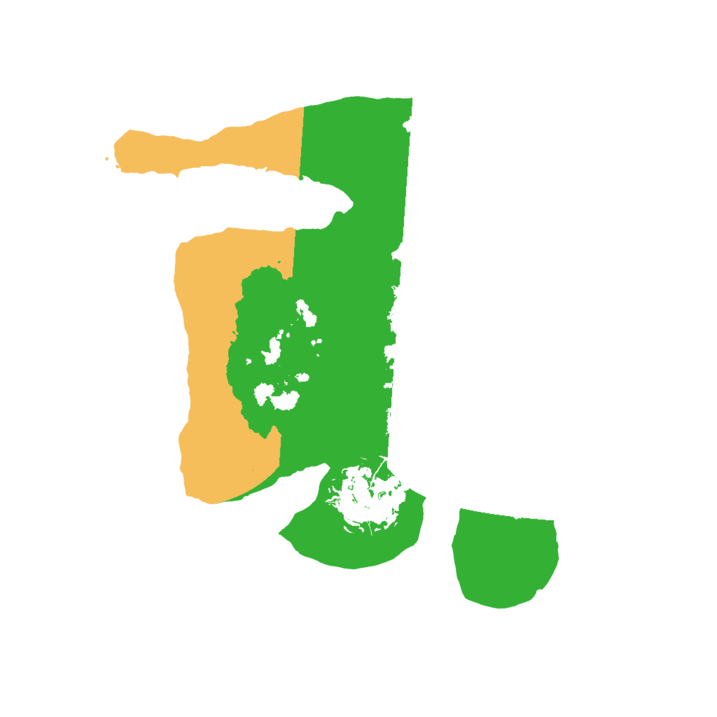 Biome Rust Map: Barren, Size: 2000, Seed: 13337