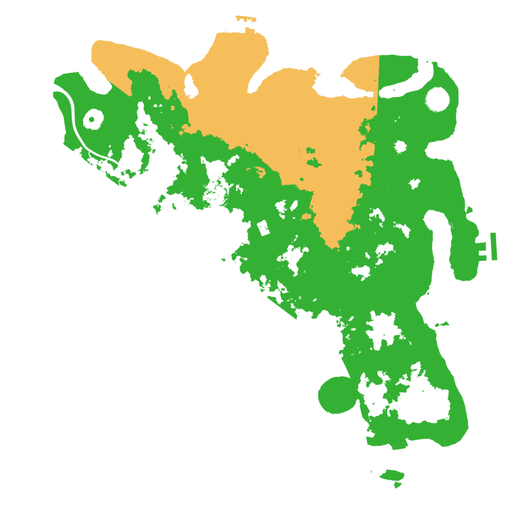Biome Rust Map: Procedural Map, Size: 3800, Seed: 45907145