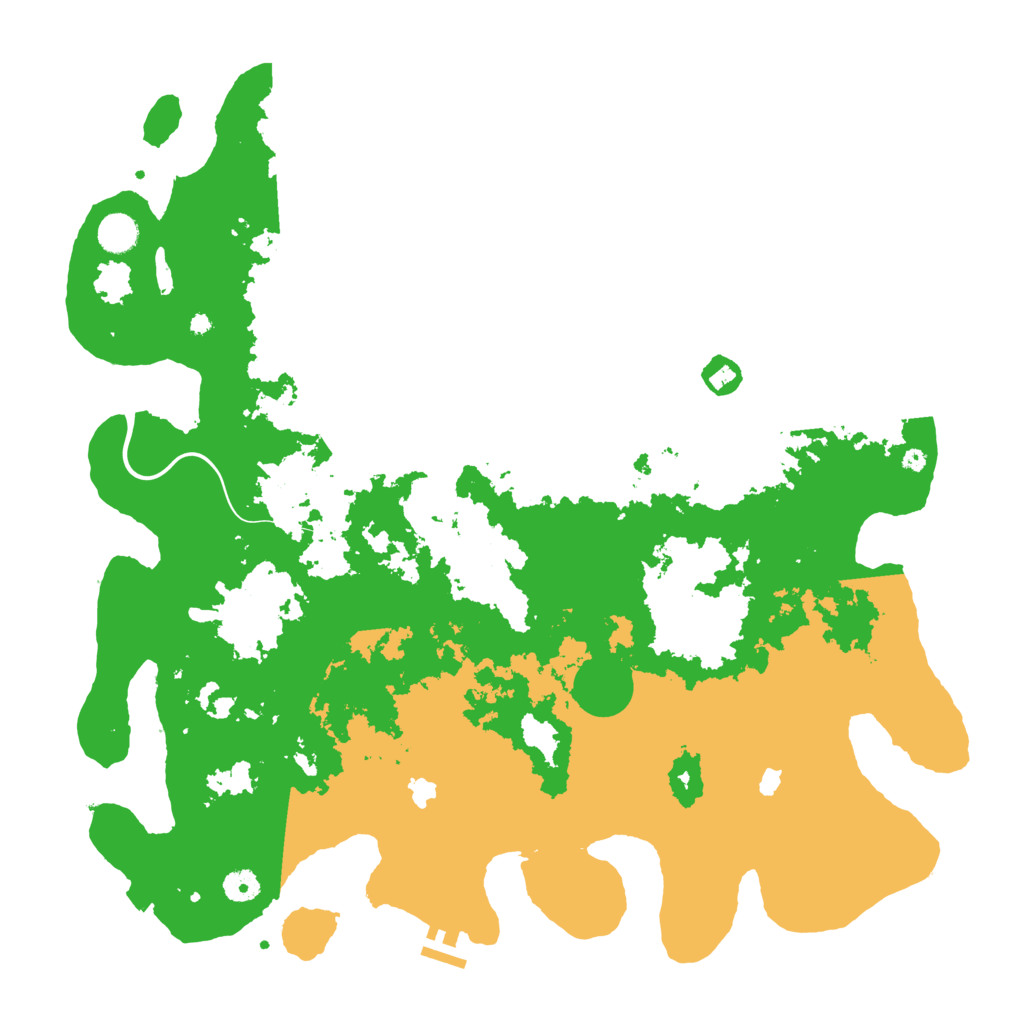 Biome Rust Map: Procedural Map, Size: 4500, Seed: 643058925
