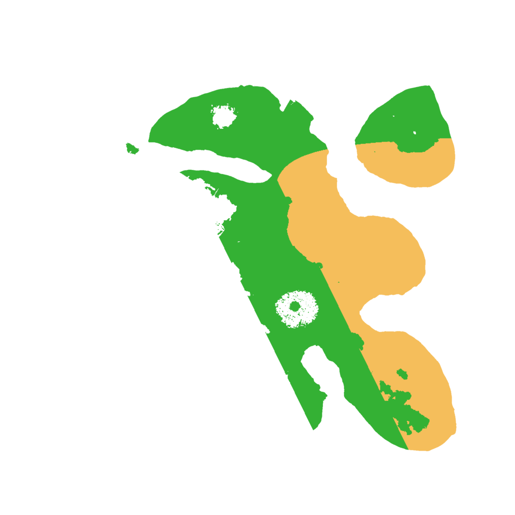 Biome Rust Map: Procedural Map, Size: 2000, Seed: 1256414991