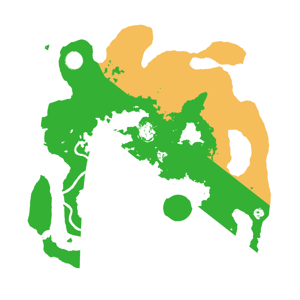 Biome Rust Map: Procedural Map, Size: 3000, Seed: 11480