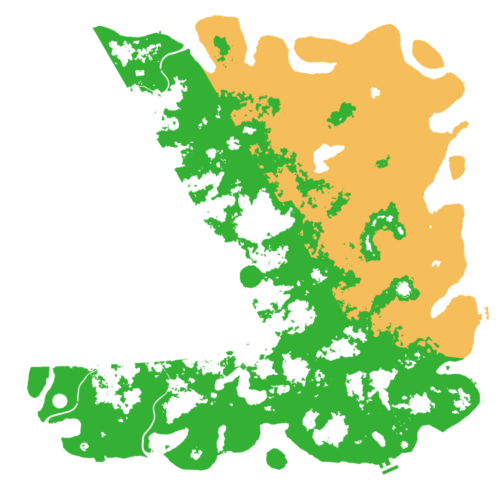 Biome Rust Map: Procedural Map, Size: 6000, Seed: 1970076768