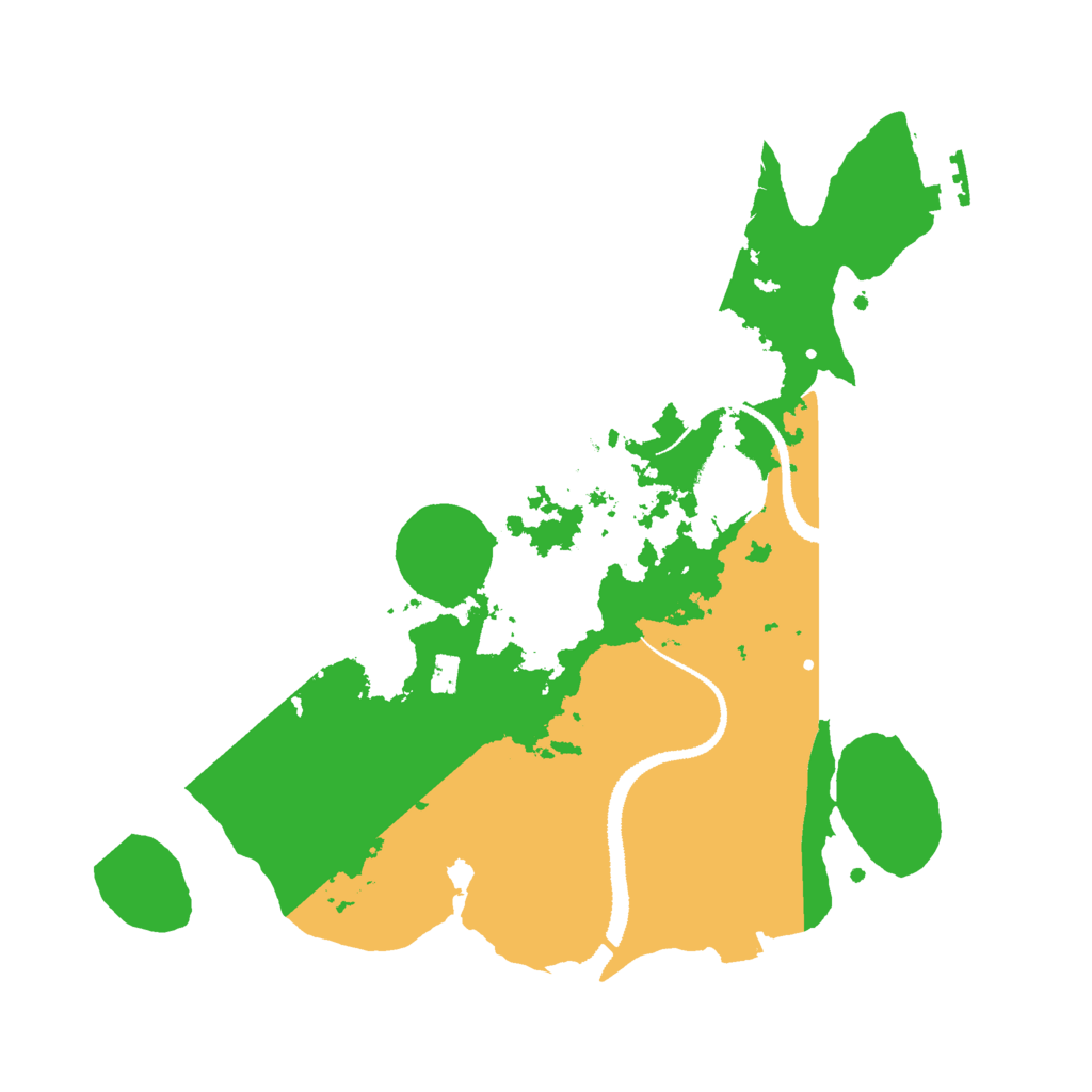 Biome Rust Map: Procedural Map, Size: 3000, Seed: 745039055