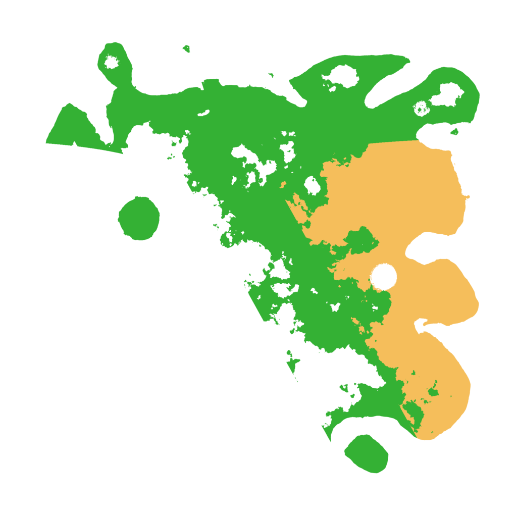 Biome Rust Map: Procedural Map, Size: 3500, Seed: 667342469