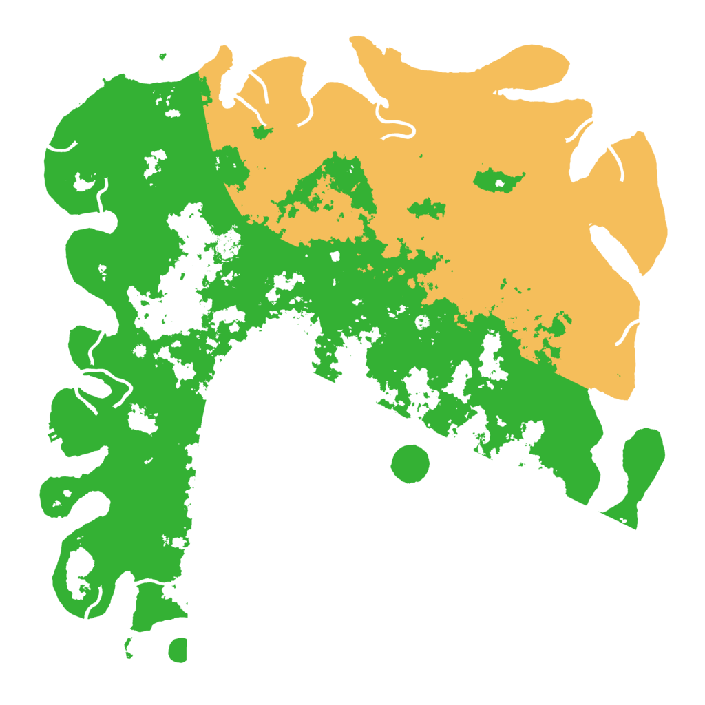 Biome Rust Map: Procedural Map, Size: 5000, Seed: 840918111