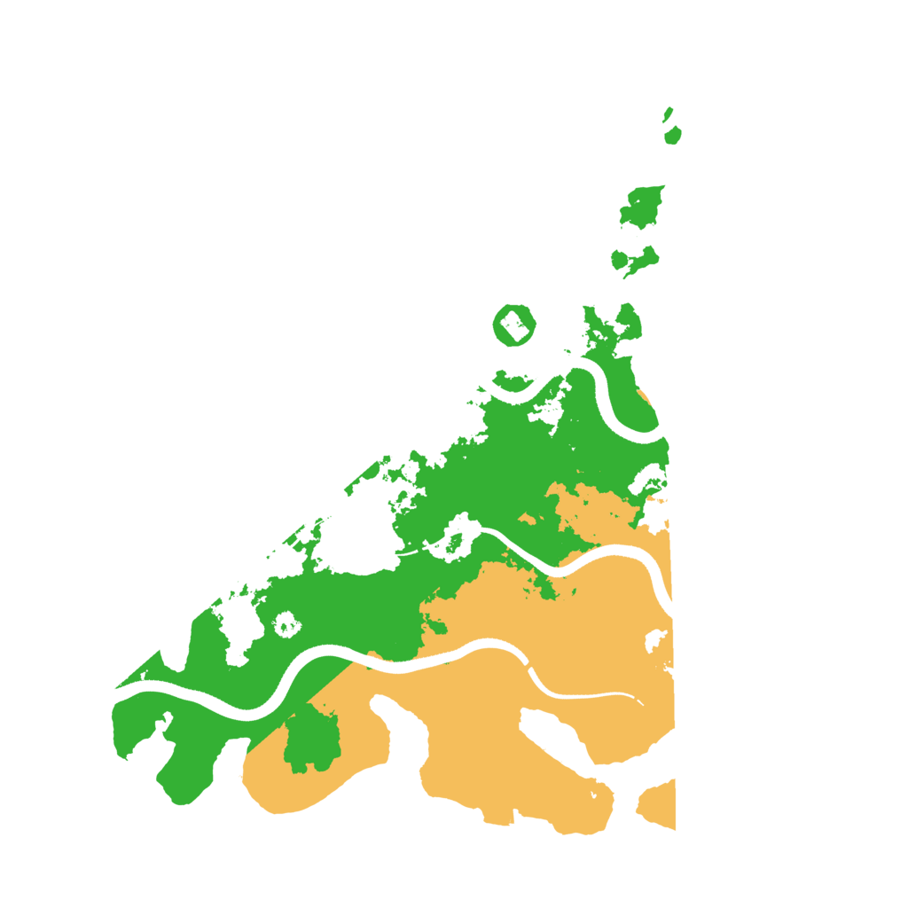 Biome Rust Map: Procedural Map, Size: 3500, Seed: 1640451259