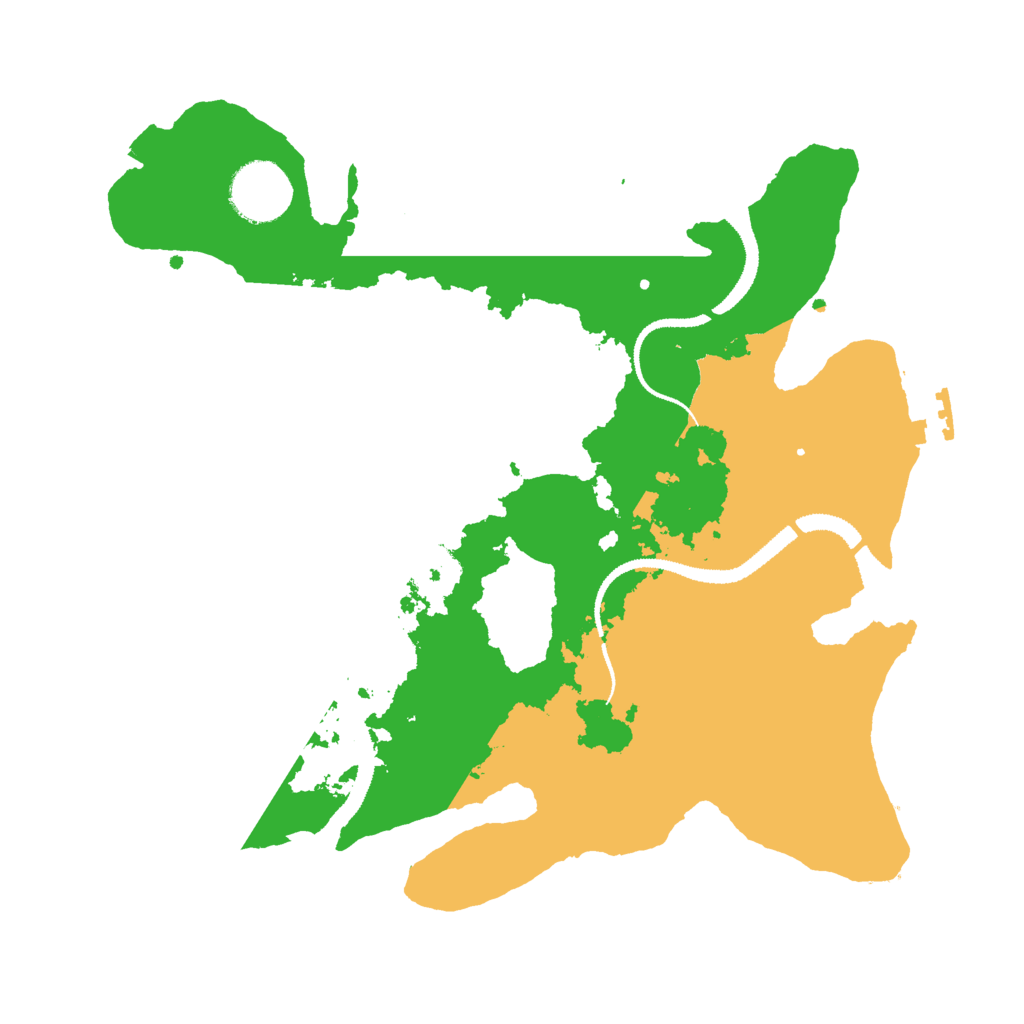 Biome Rust Map: Procedural Map, Size: 3000, Seed: 1118160575
