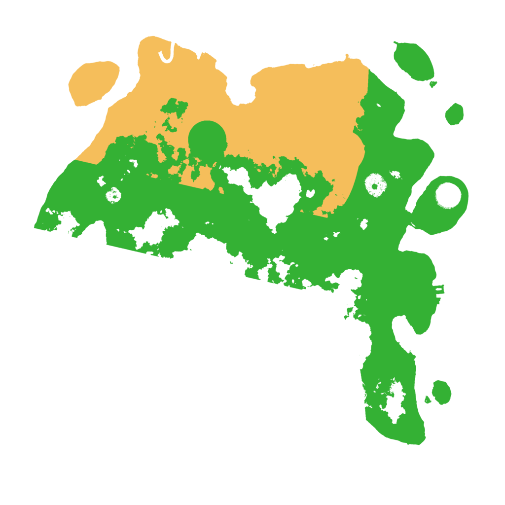 Biome Rust Map: Procedural Map, Size: 3500, Seed: 1763334372
