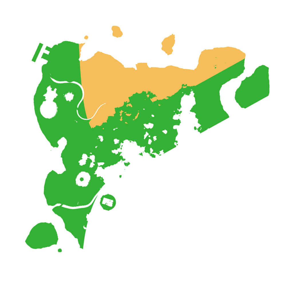 Biome Rust Map: Procedural Map, Size: 3000, Seed: 10915