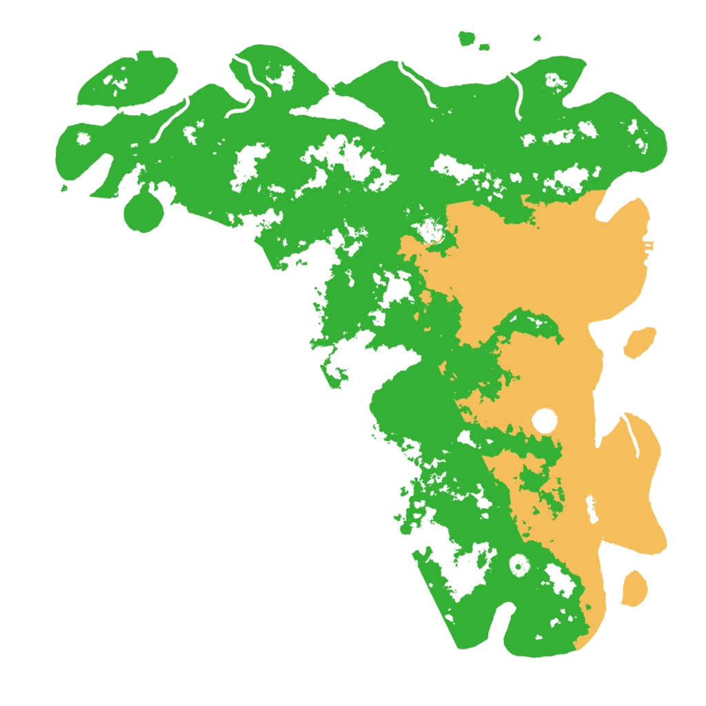 Biome Rust Map: Procedural Map, Size: 5000, Seed: 1256414991