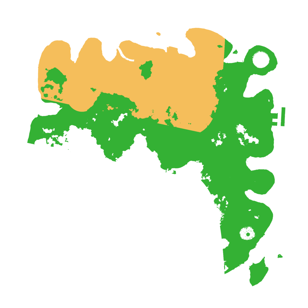 Biome Rust Map: Procedural Map, Size: 3300, Seed: 1723251566