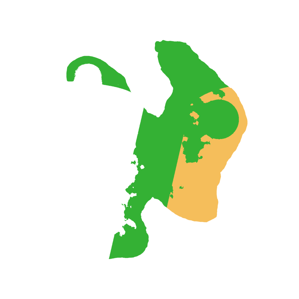 Biome Rust Map: Barren, Size: 2000, Seed: 1000