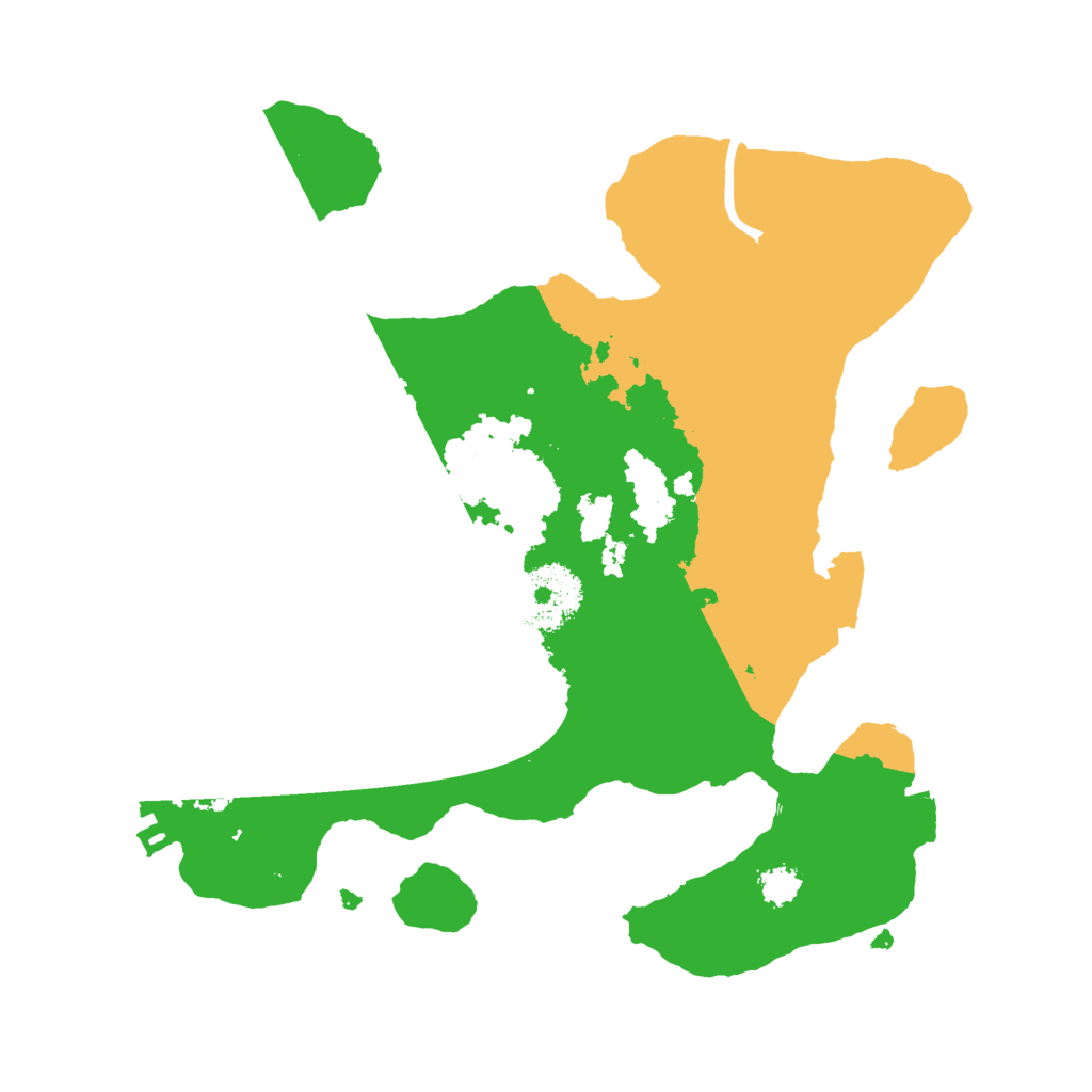 Biome Rust Map: Procedural Map, Size: 2500, Seed: 2747