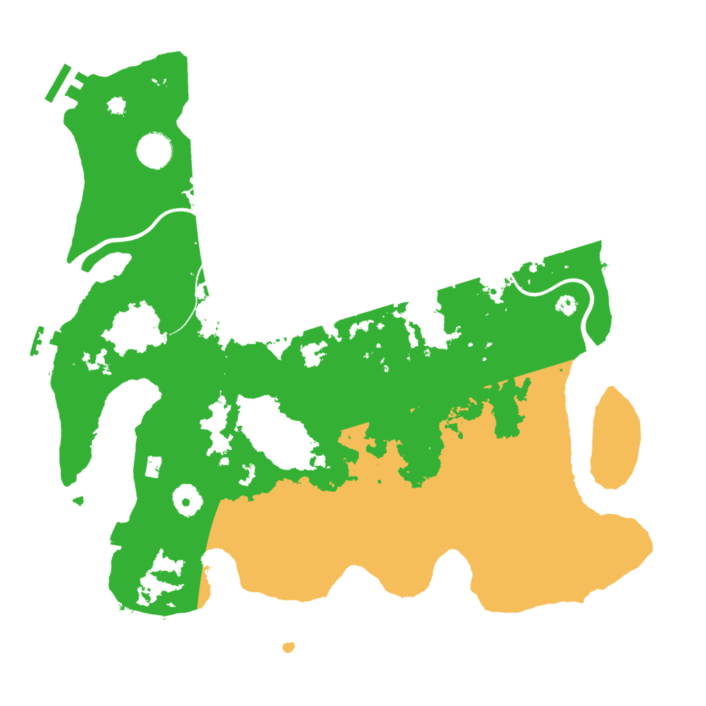 Biome Rust Map: Procedural Map, Size: 3500, Seed: 1859196971