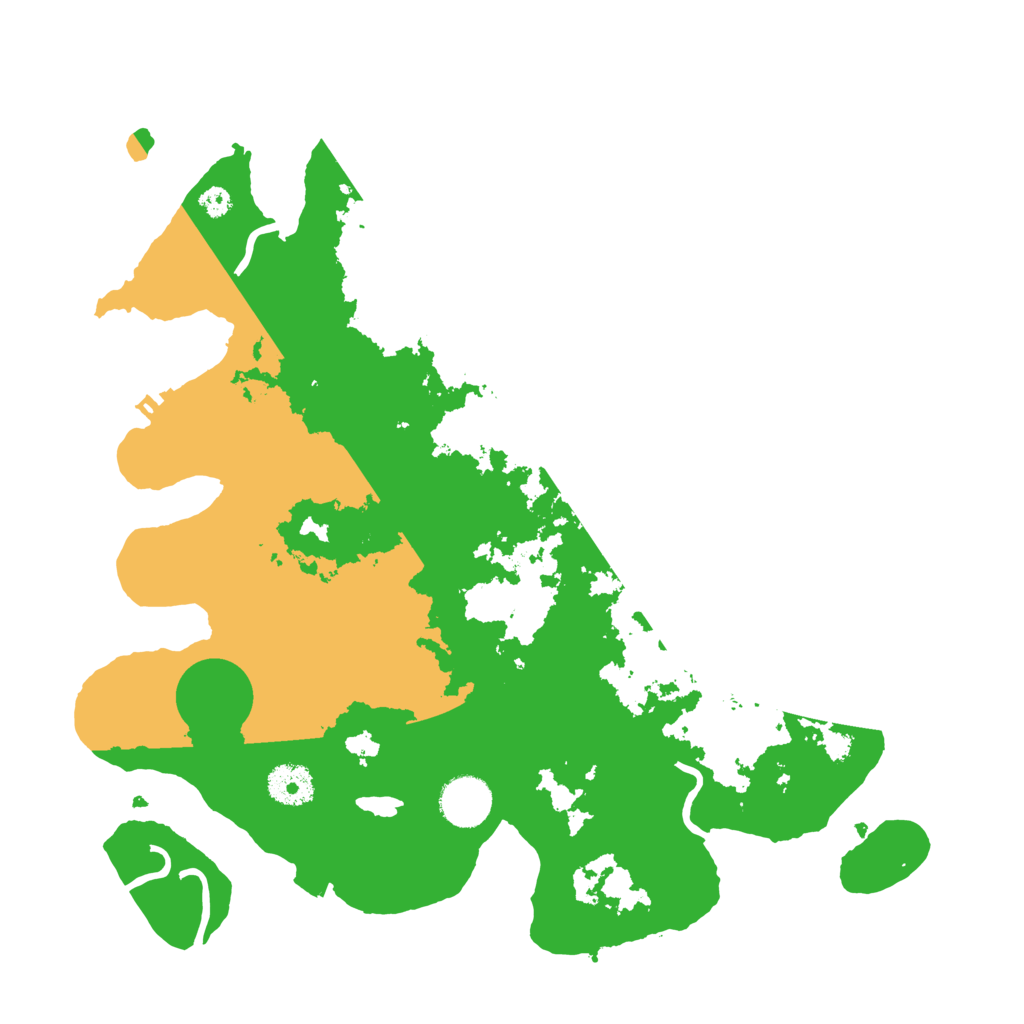 Biome Rust Map: Procedural Map, Size: 3500, Seed: 124263590