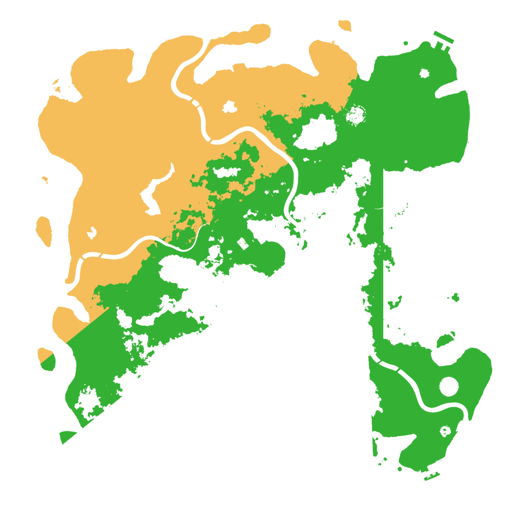 Biome Rust Map: Procedural Map, Size: 4800, Seed: 1741403598
