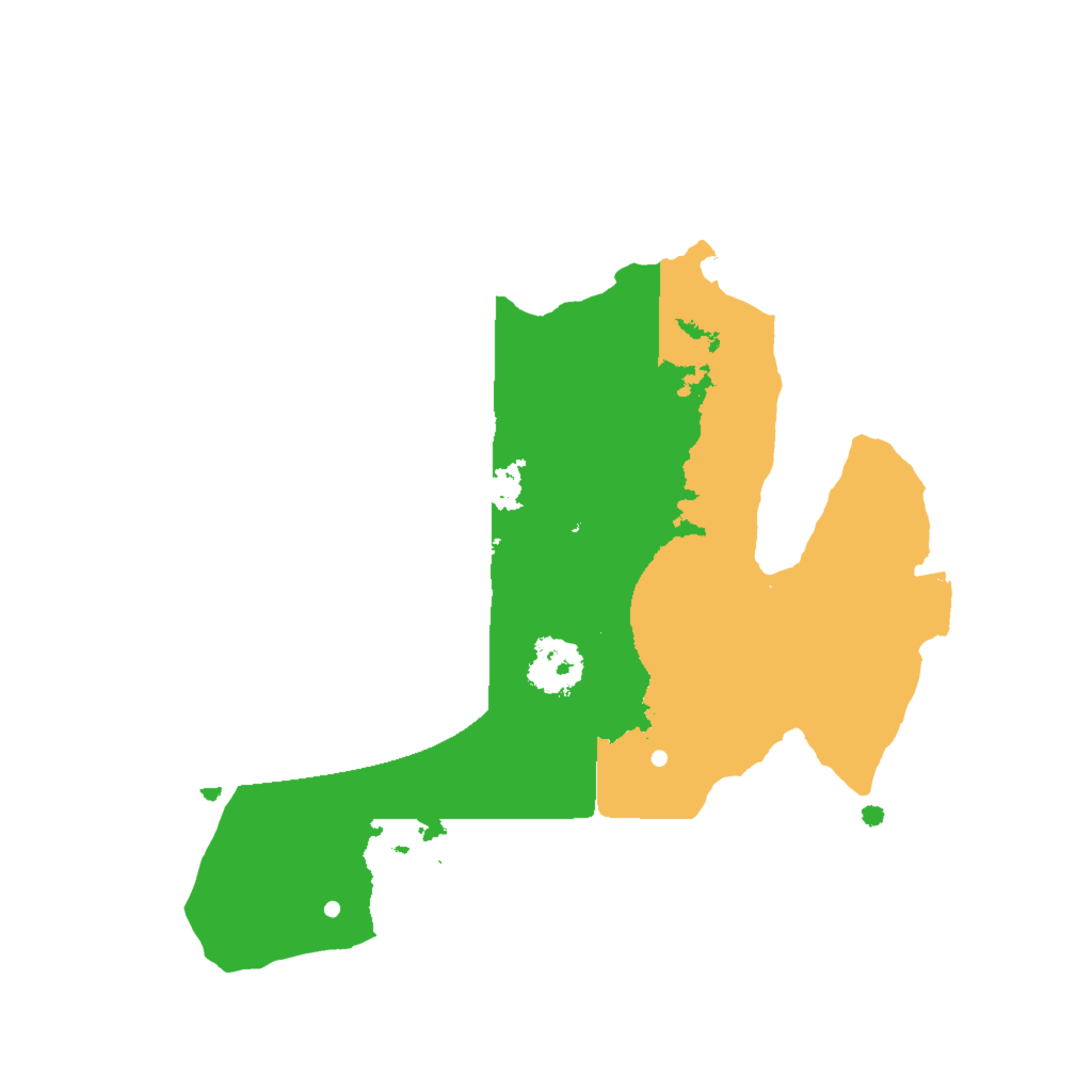Biome Rust Map: Procedural Map, Size: 2000, Seed: 117393840