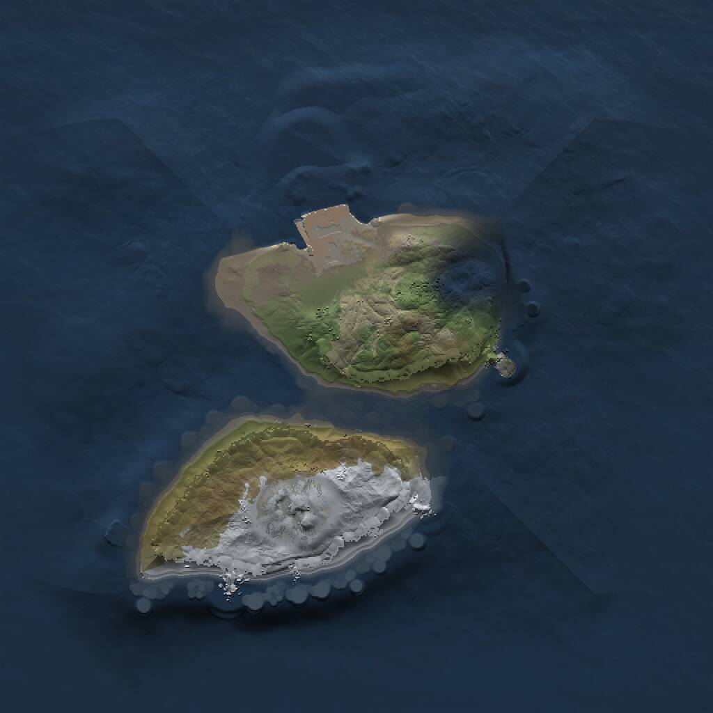 Rust Map: Procedural Map, Size: 1500, Seed: 952132111, 1 Monuments