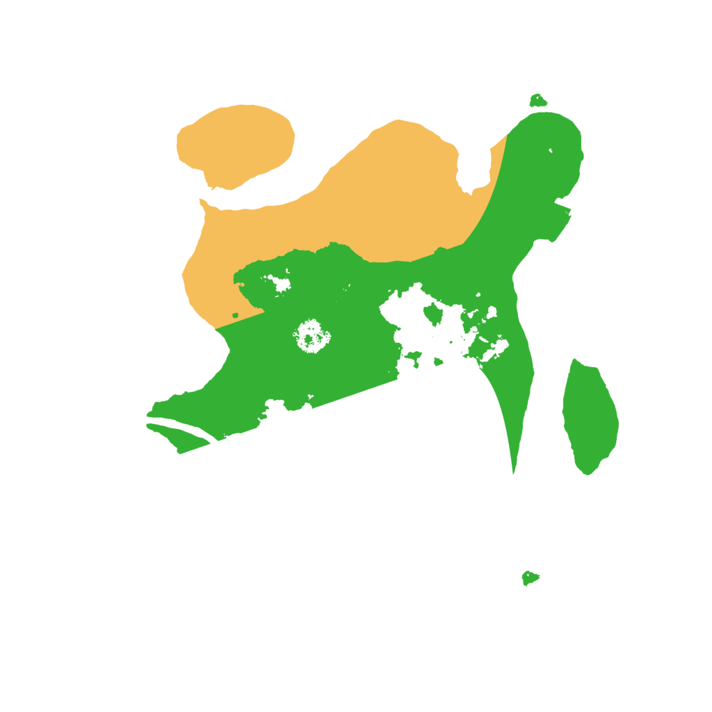 Biome Rust Map: Procedural Map, Size: 2200, Seed: 952132111