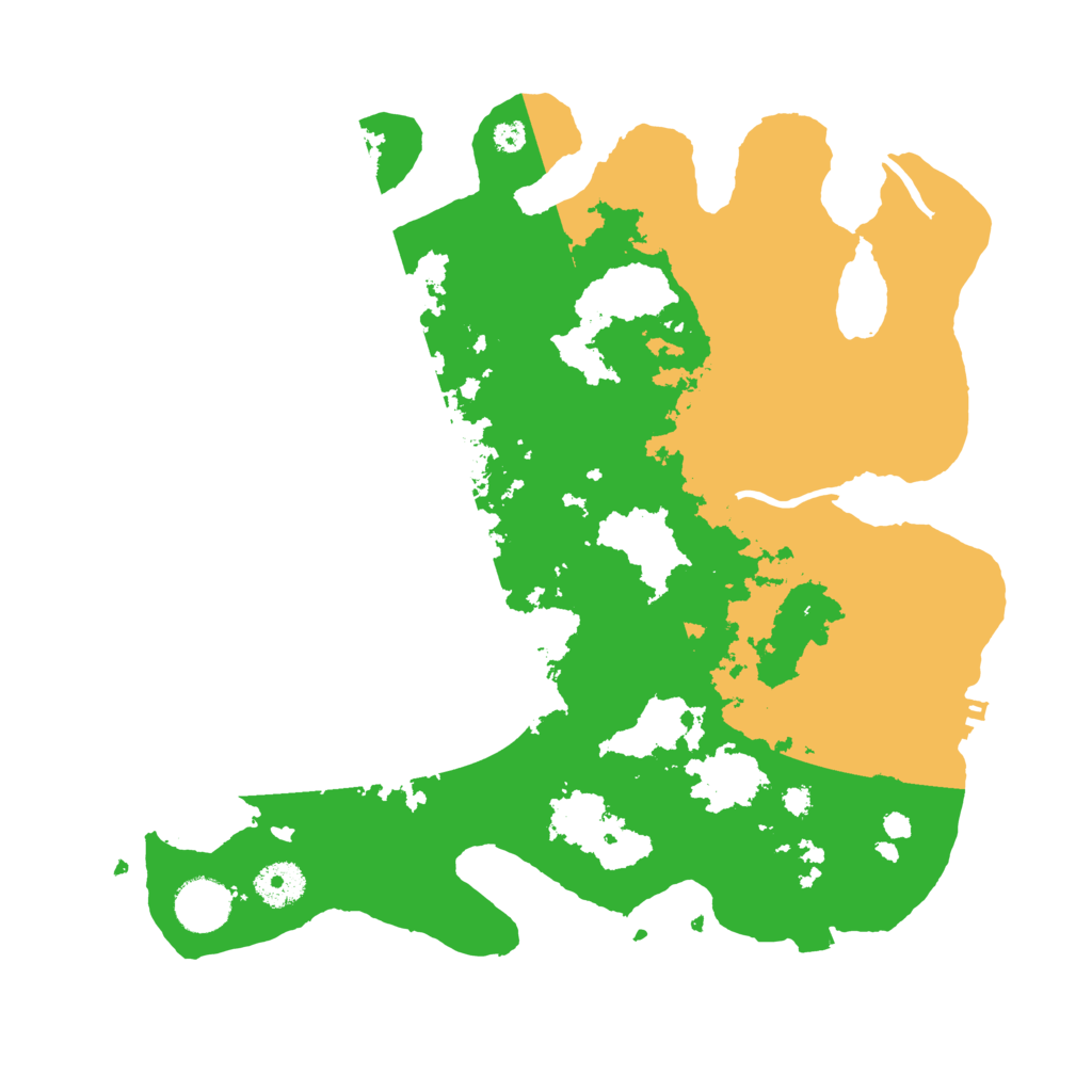 Biome Rust Map: Procedural Map, Size: 3500, Seed: 1489125