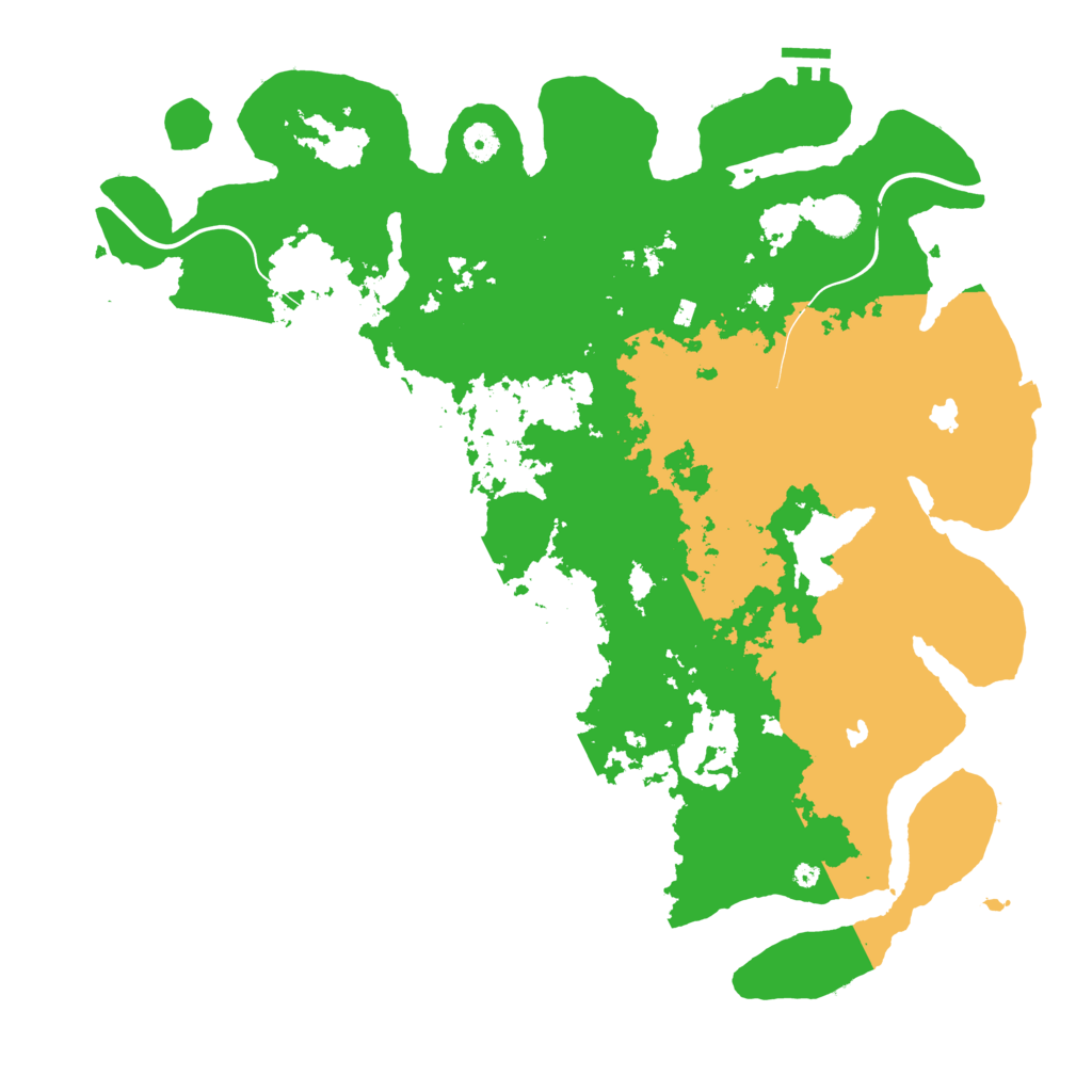 Biome Rust Map: Procedural Map, Size: 4500, Seed: 16041604