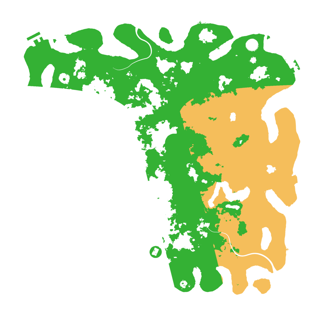 Biome Rust Map: Procedural Map, Size: 4500, Seed: 1126256535