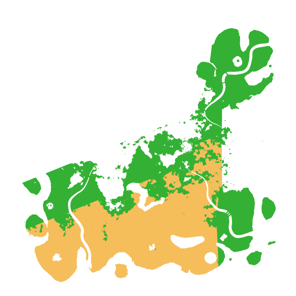 Biome Rust Map: Procedural Map, Size: 4500, Seed: 321055345