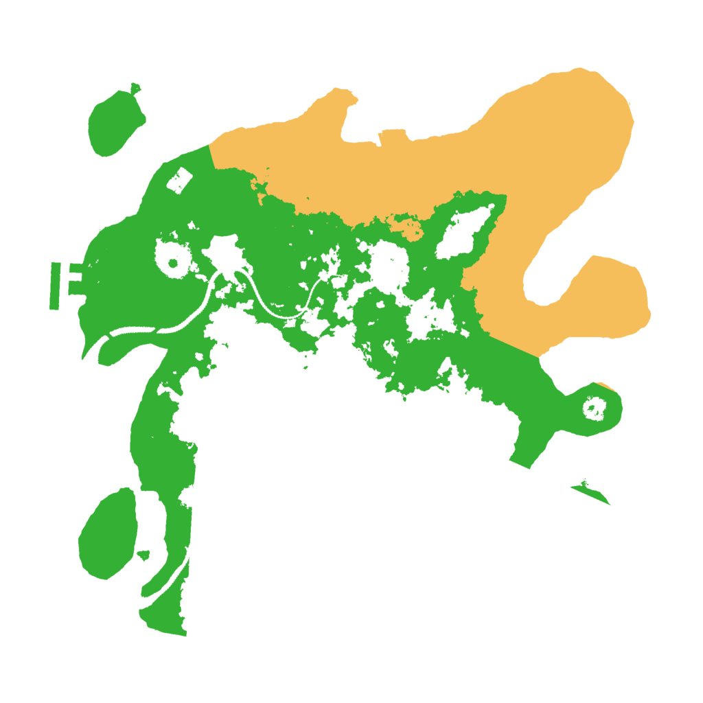 Biome Rust Map: Procedural Map, Size: 3000, Seed: 571485848