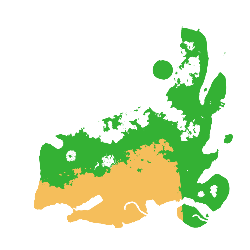 Biome Rust Map: Procedural Map, Size: 3500, Seed: 5274831