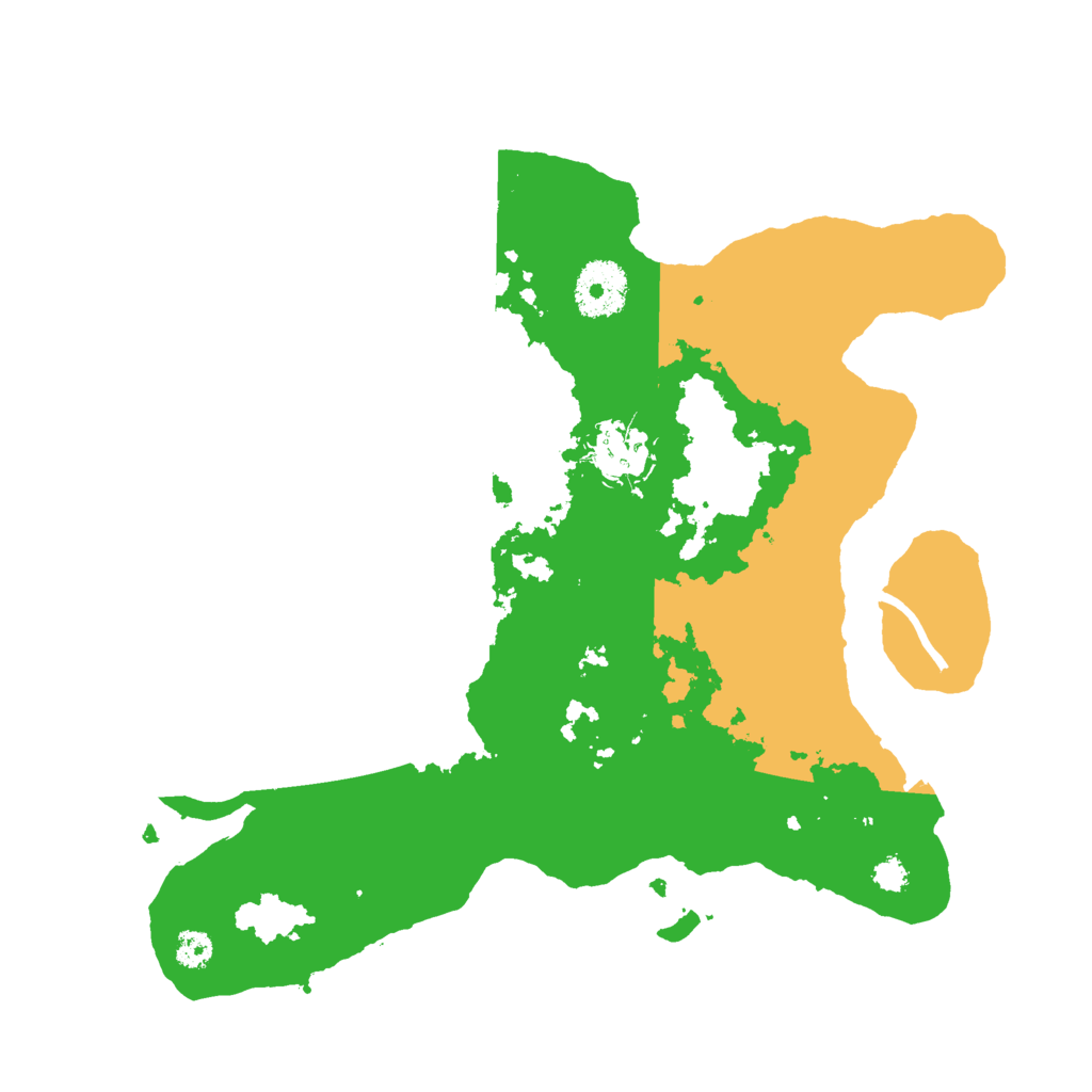 Biome Rust Map: Procedural Map, Size: 3000, Seed: 117393840