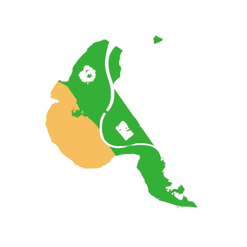 Biome Rust Map: Procedural Map, Size: 1500, Seed: 543323