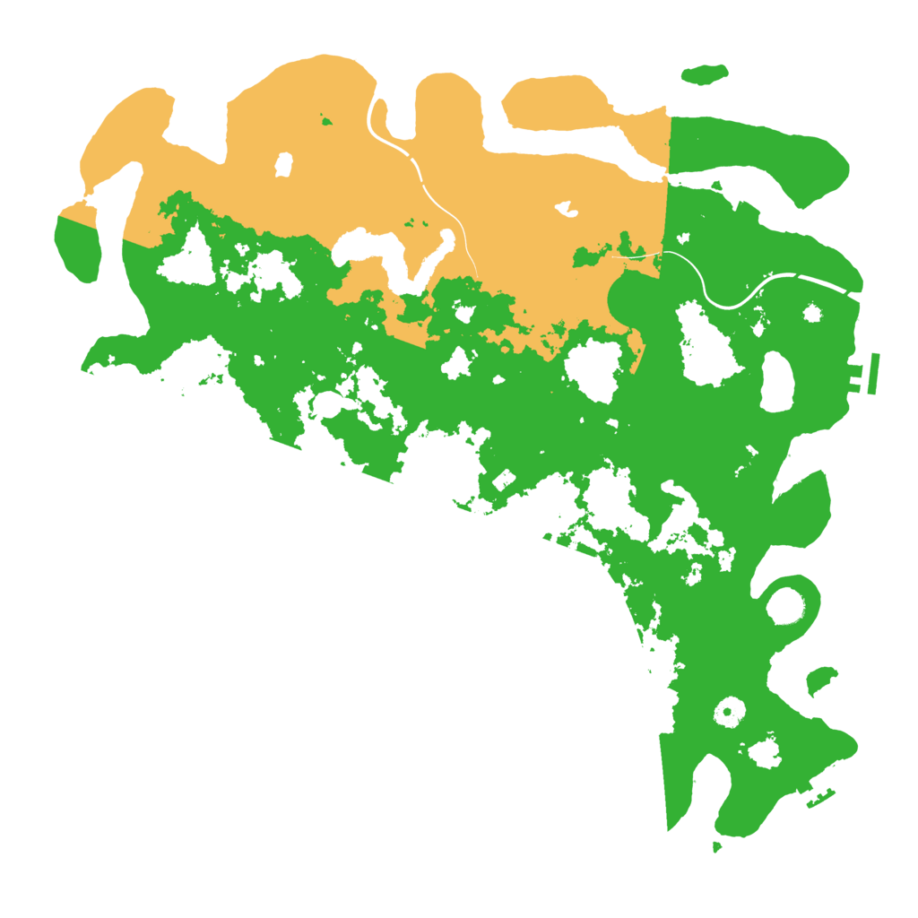 Biome Rust Map: Procedural Map, Size: 4500, Seed: 5497265