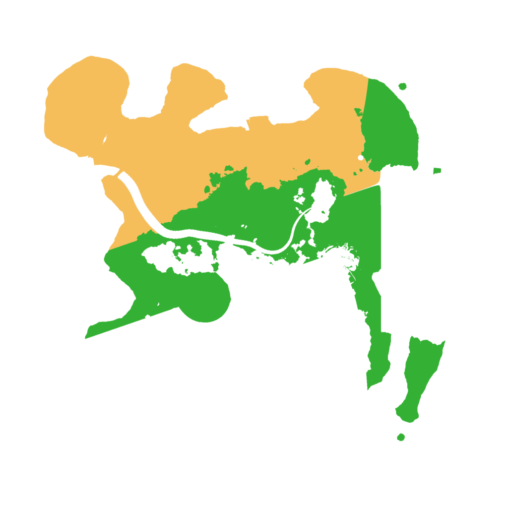 Biome Rust Map: Procedural Map, Size: 2700, Seed: 952132111