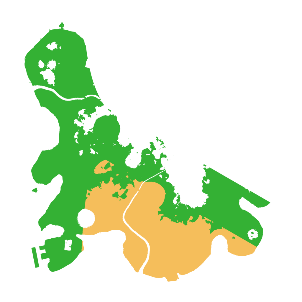 Biome Rust Map: Procedural Map, Size: 3000, Seed: 617336063
