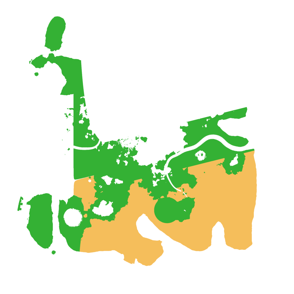 Biome Rust Map: Procedural Map, Size: 3000, Seed: 12692