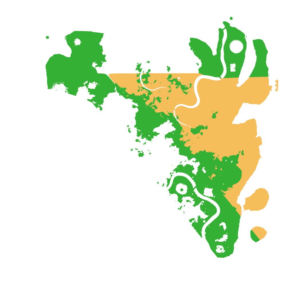 Biome Rust Map: Procedural Map, Size: 3900, Seed: 7564566