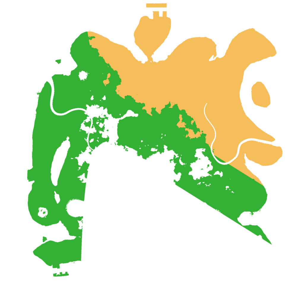 Biome Rust Map: Procedural Map, Size: 3000, Seed: 1469704924