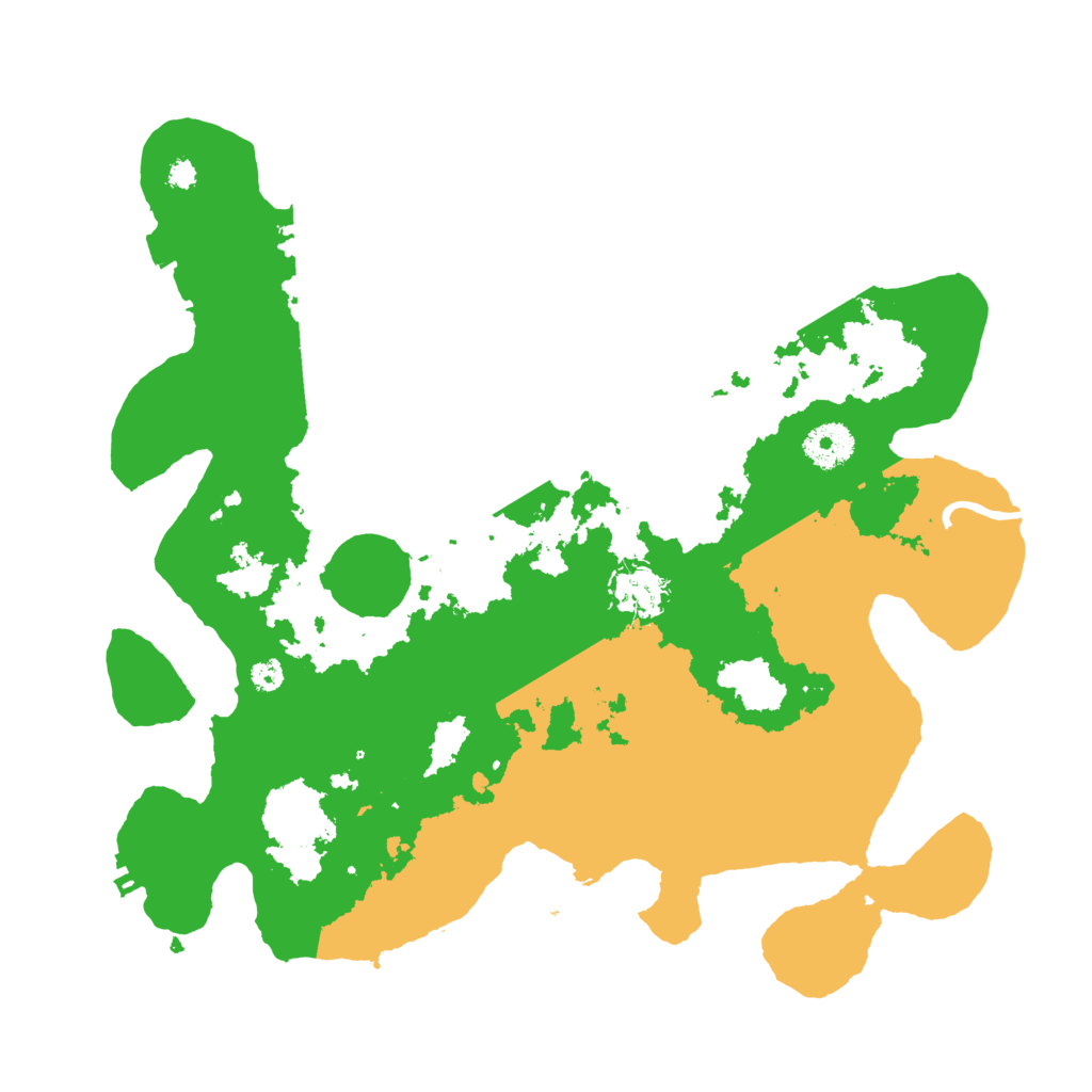 Biome Rust Map: Procedural Map, Size: 3500, Seed: 13372901