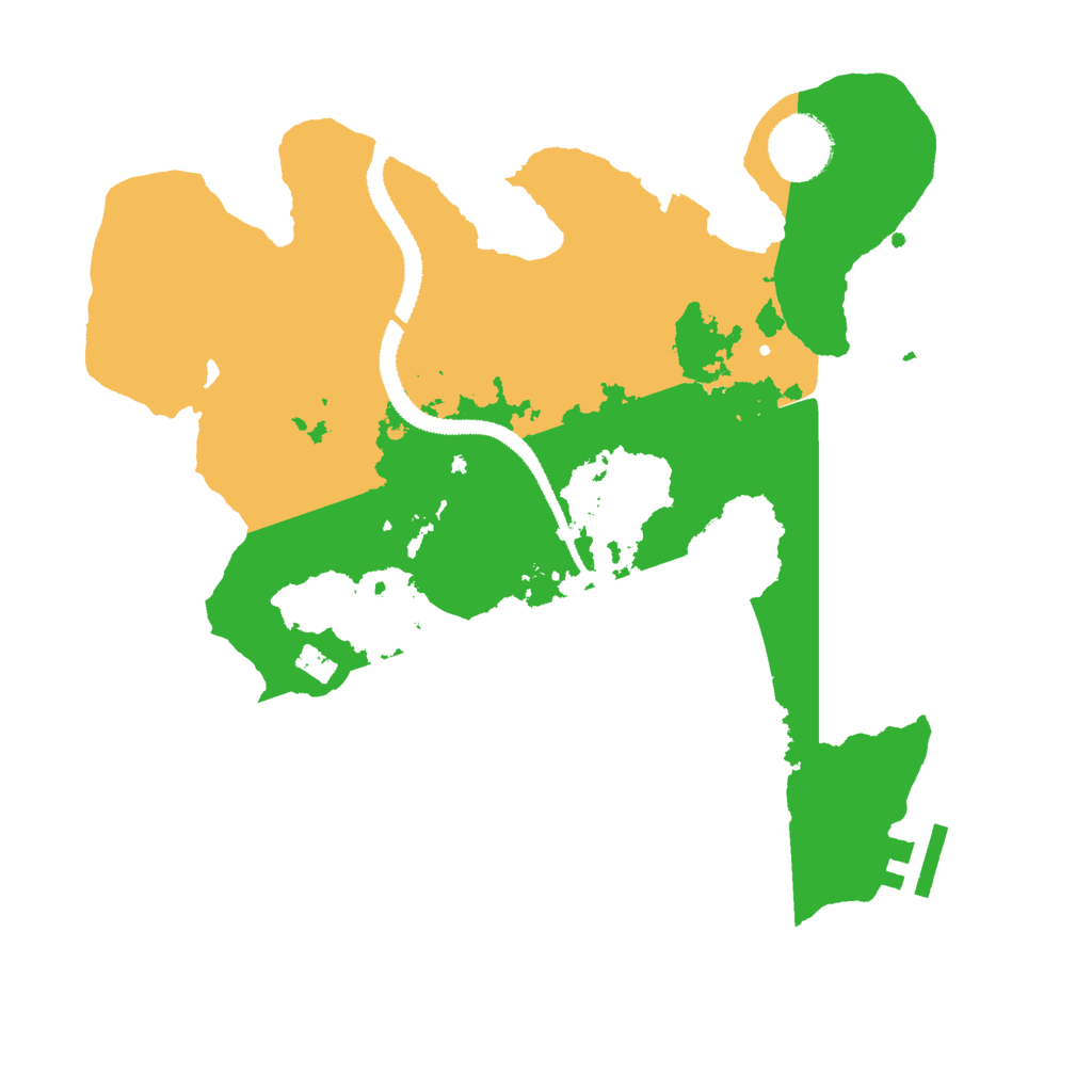 Biome Rust Map: Procedural Map, Size: 3000, Seed: 952132111