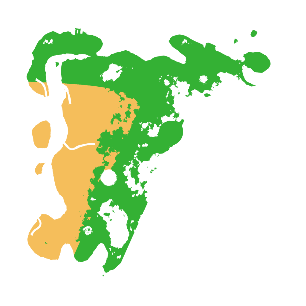 Biome Rust Map: Procedural Map, Size: 3500, Seed: 792319707