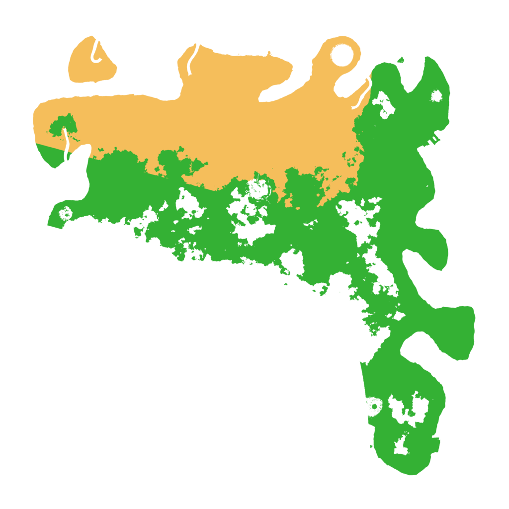 Biome Rust Map: Procedural Map, Size: 4000, Seed: 57321