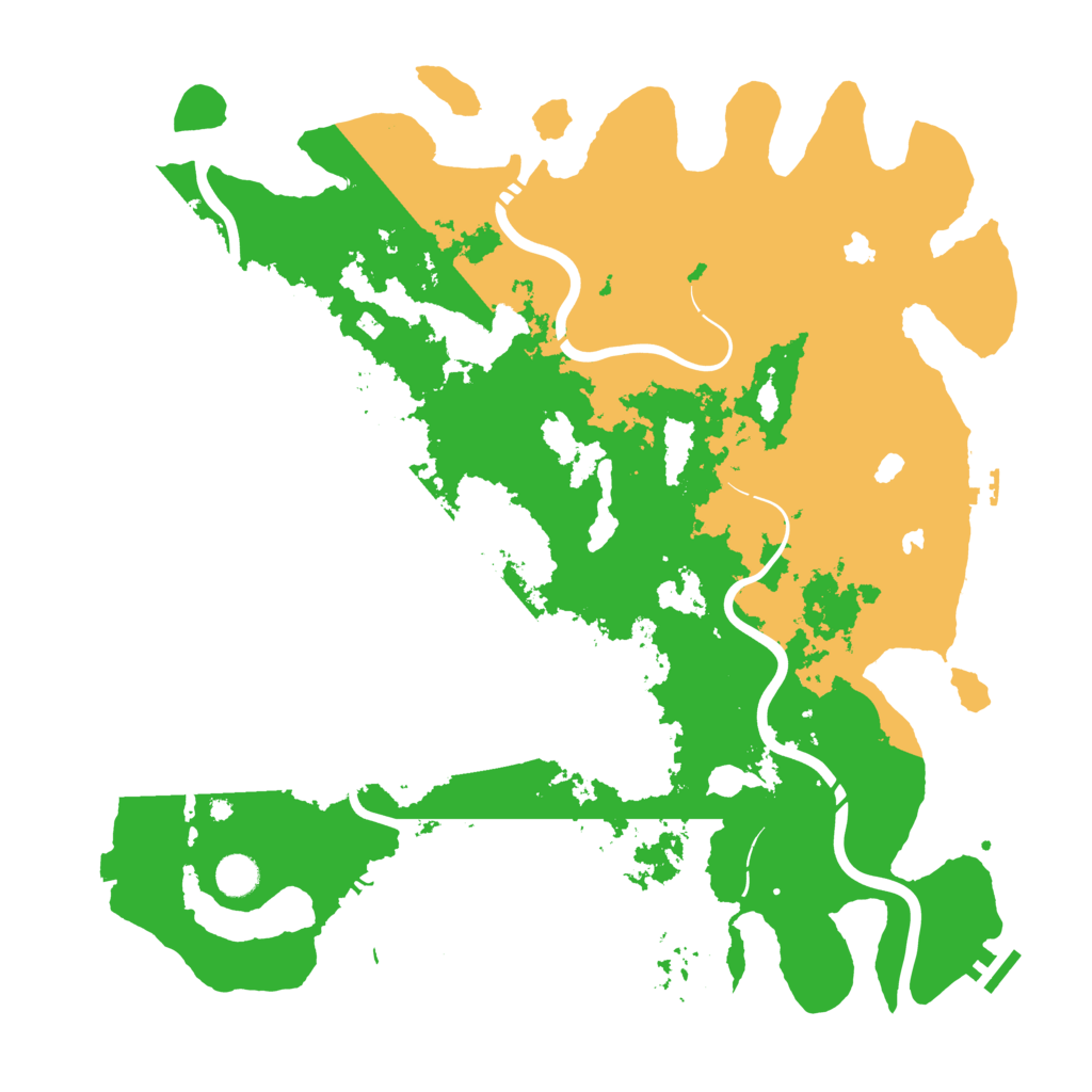 Biome Rust Map: Procedural Map, Size: 4500, Seed: 85973