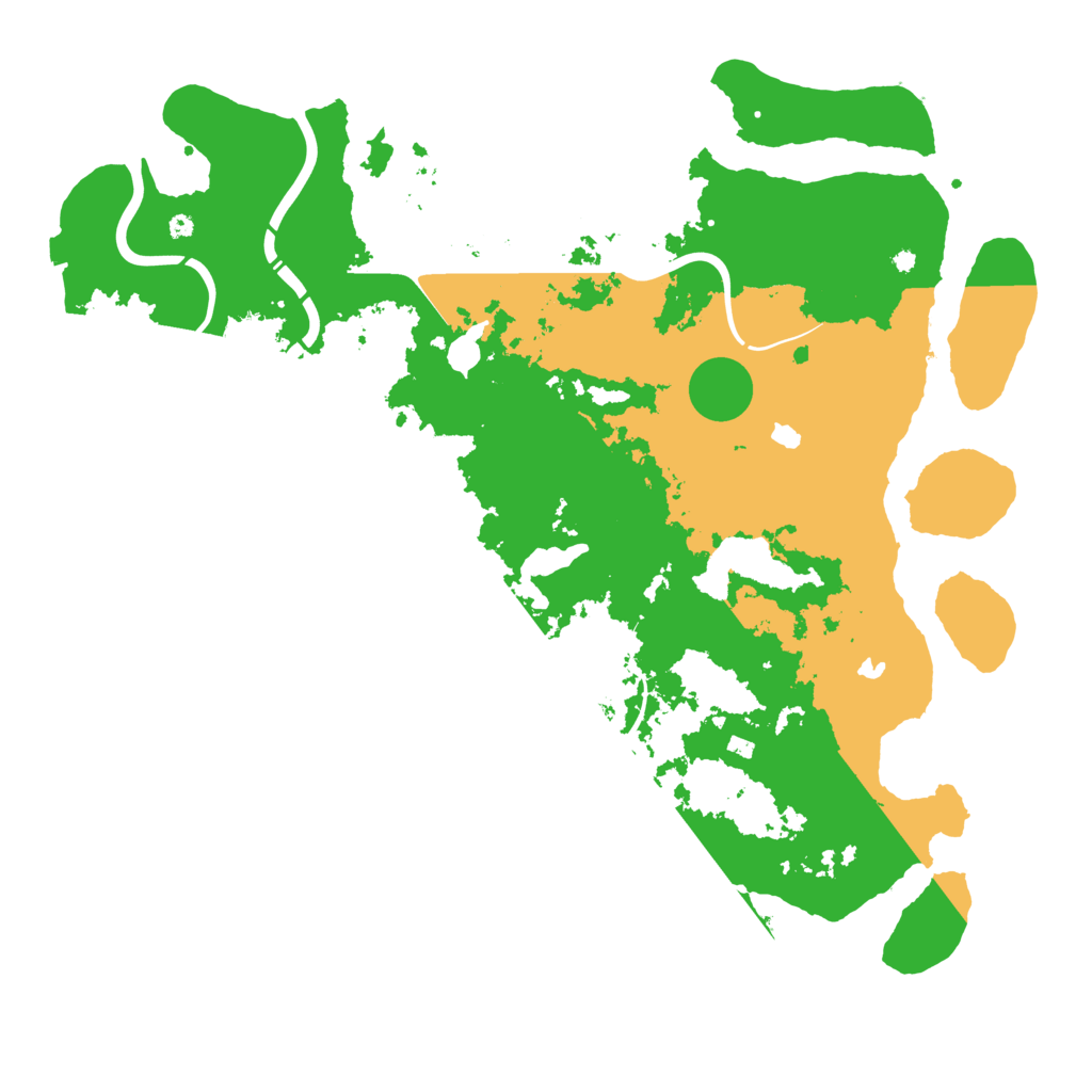 Biome Rust Map: Procedural Map, Size: 4500, Seed: 5864987